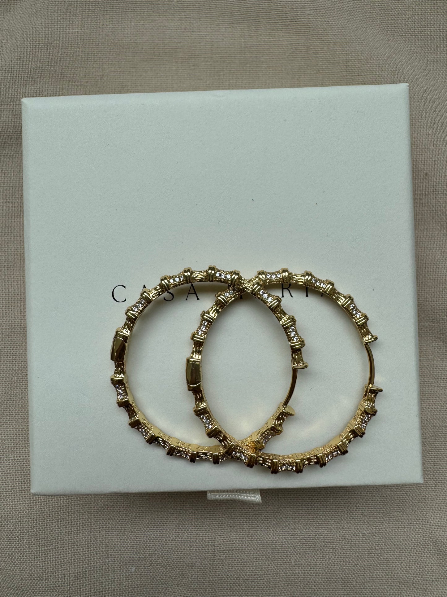 Oversized Zirconia Hoops